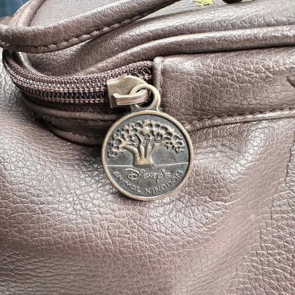 Disney | Women | Vtg 90s-00s Animal Kingdom Tree Of Life Faux Leather Backpack